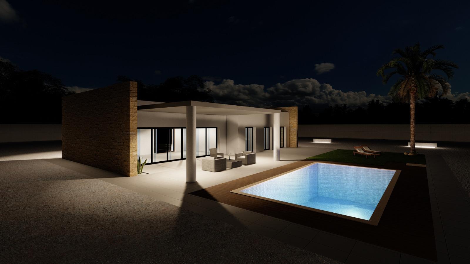 Exclusiva Promoción de 4 Villas de Obra Nueva en Pinoso