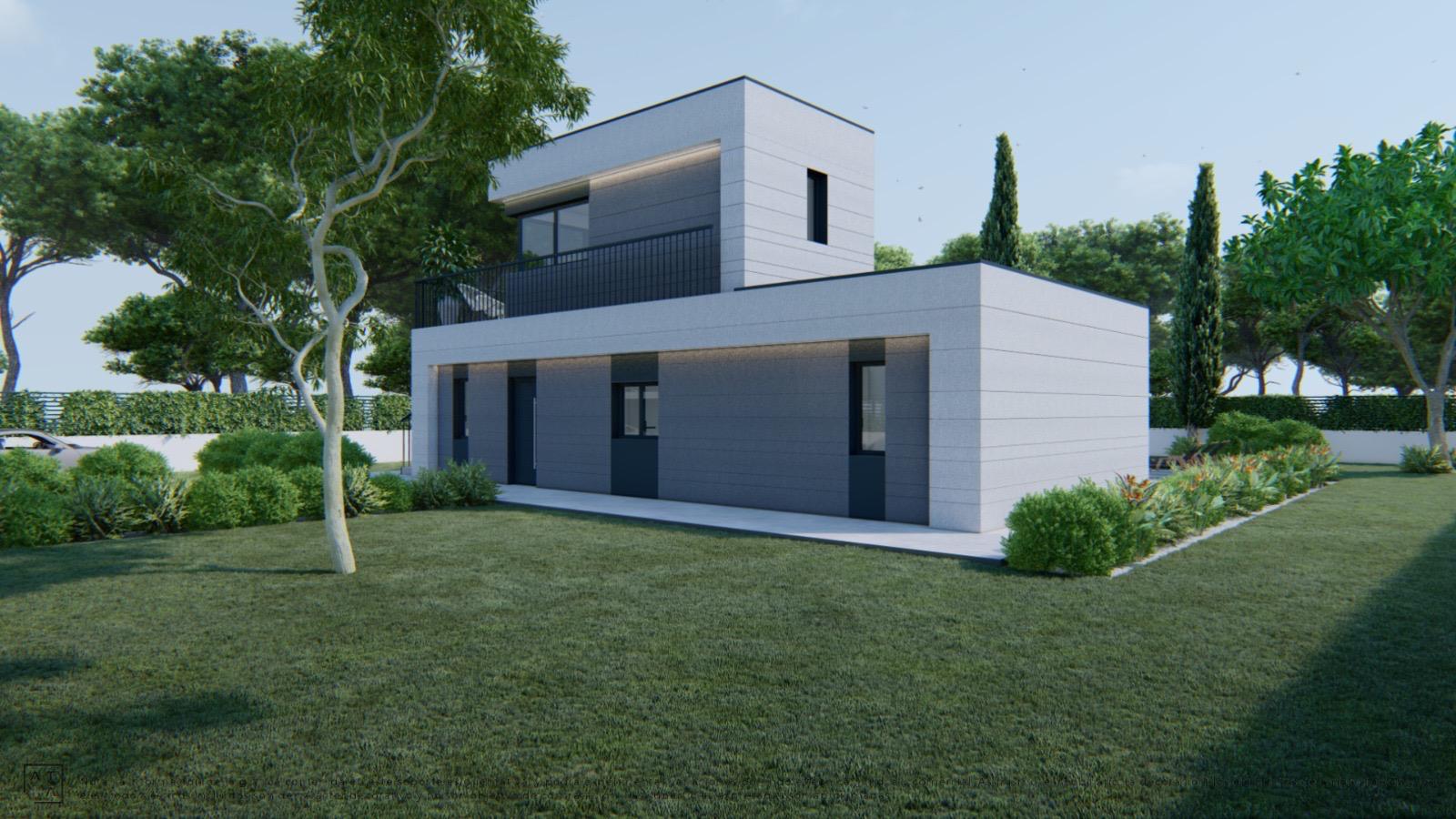 Parcela con licencia de obra concedida