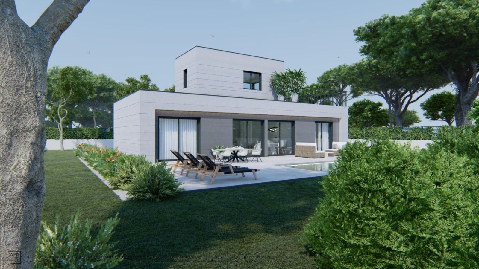 Parcela con licencia de obra concedida