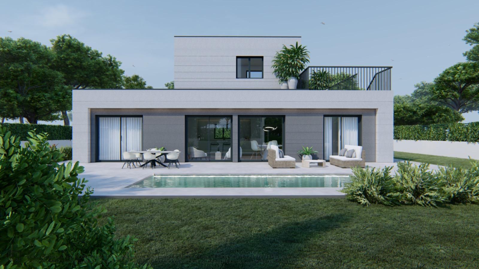 Parcela con licencia de obra concedida