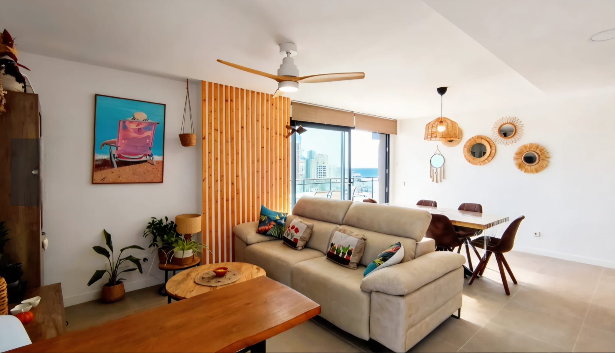 Apartamento en Calpe con vistas al mar y las salinas 