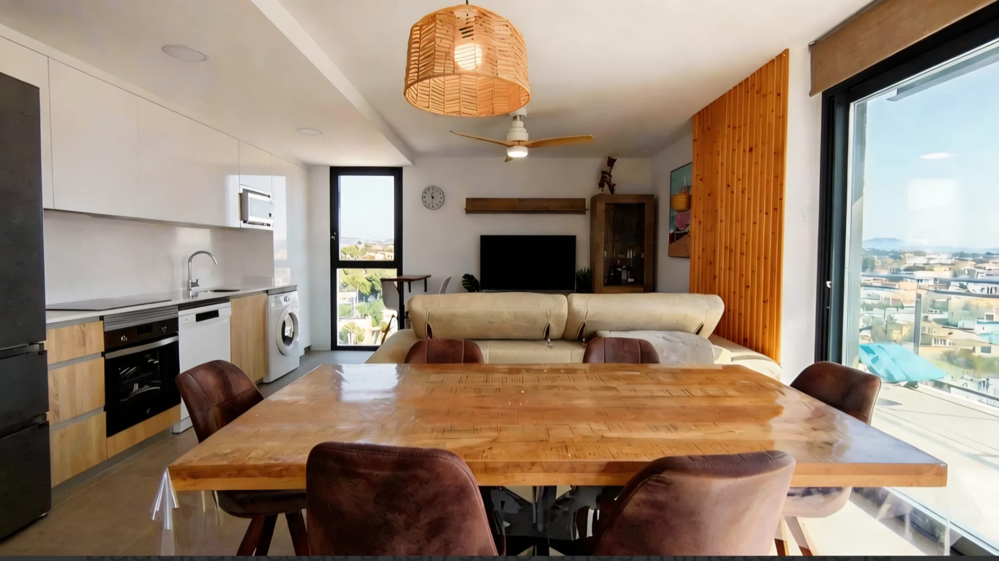 Apartamento en Calpe con vistas al mar y las salinas 