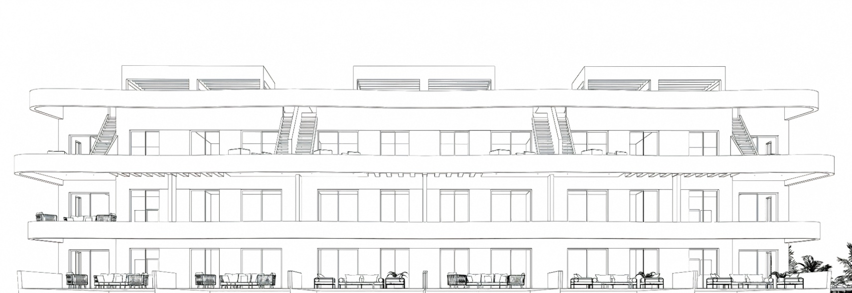 Apartamentos junto al campo de golf en Finestrat