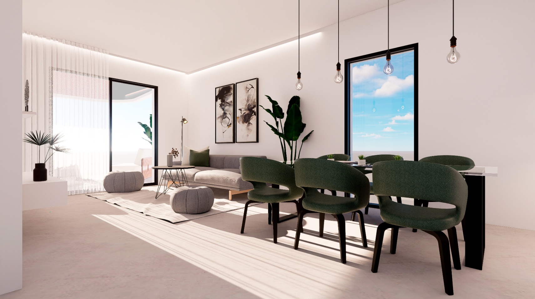 Apartamentos junto al campo de golf en Finestrat