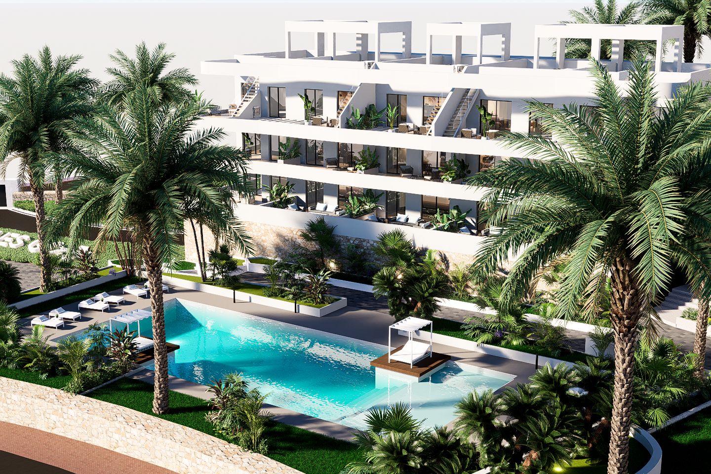 Apartamentos junto al campo de golf en Finestrat