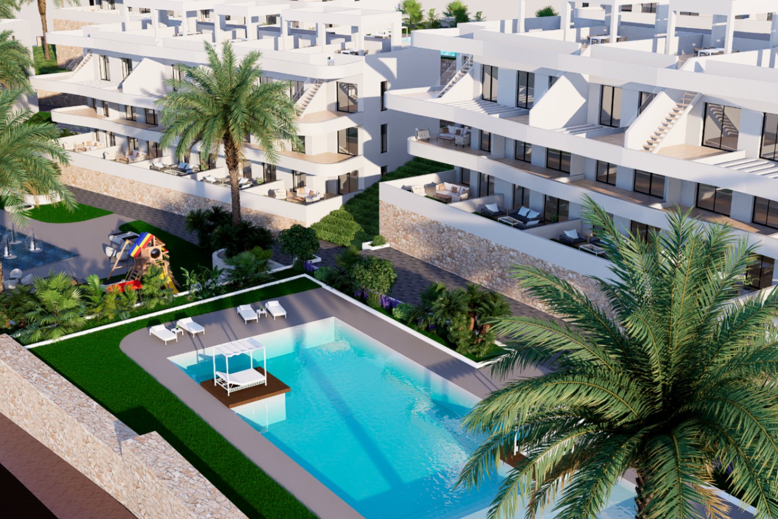 Apartamentos junto al campo de golf en Finestrat