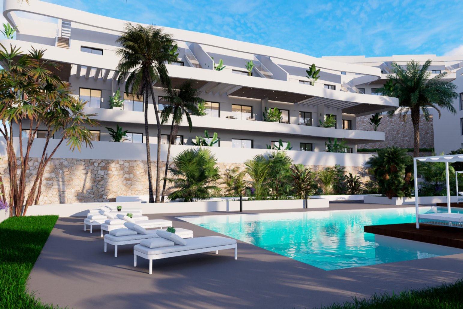 Apartamentos junto al campo de golf en Finestrat