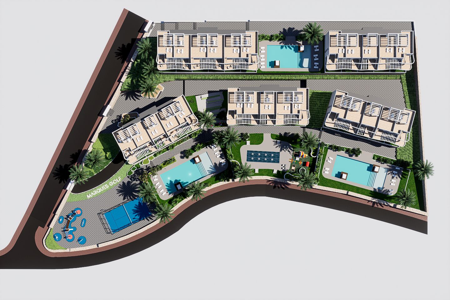 Apartamentos junto al campo de golf en Finestrat