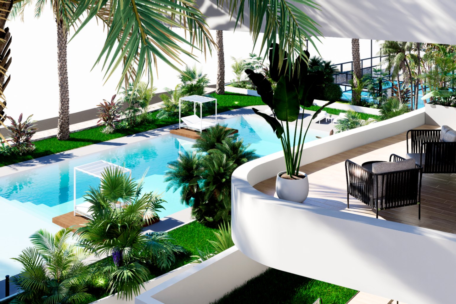 Apartamentos junto al campo de golf en Finestrat