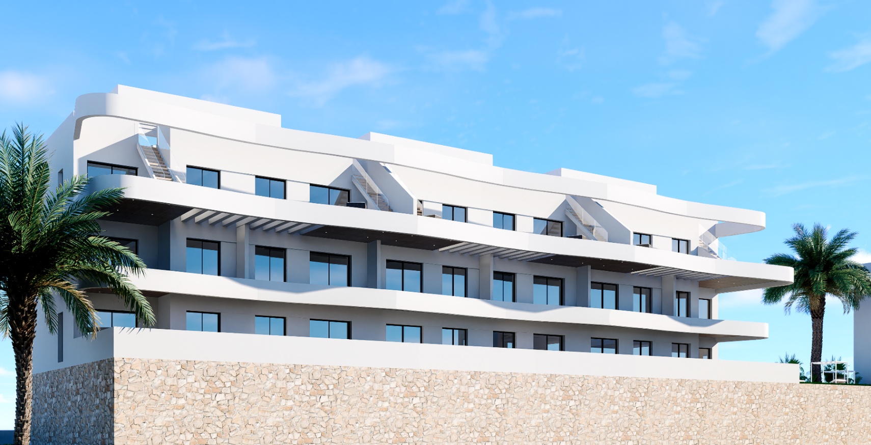 Apartamentos junto al campo de golf en Finestrat