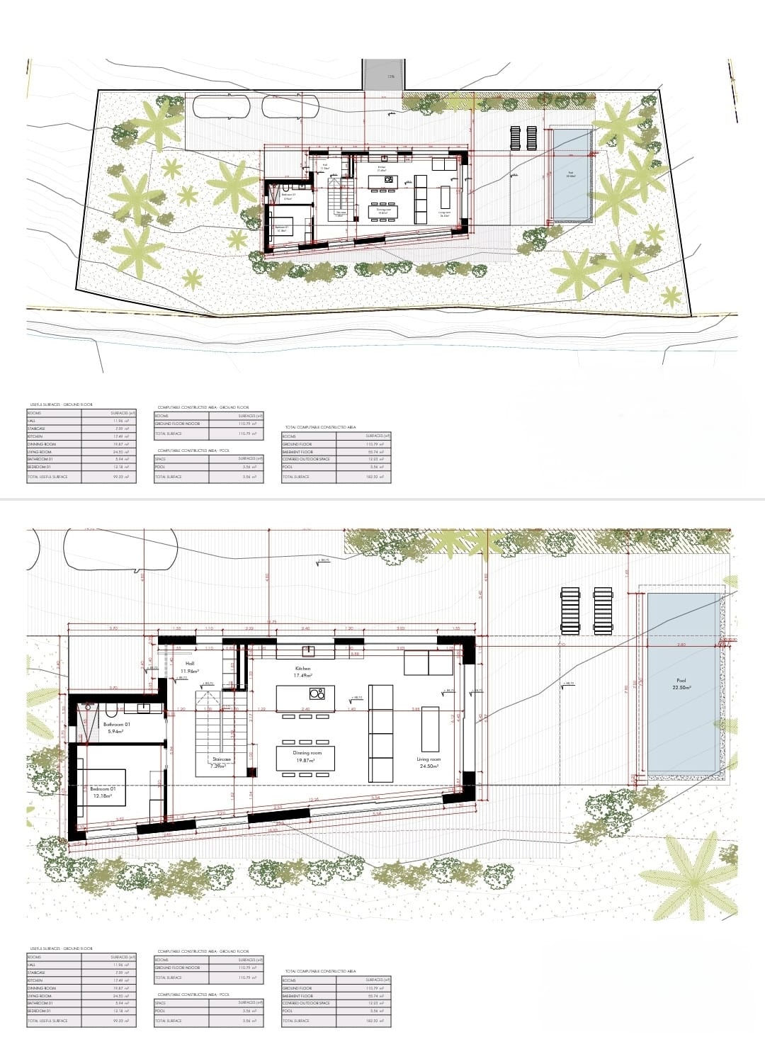 Parcela con proyecto de villa en Marquesa III (Dénia), orientación sur y vistas al Montgó
