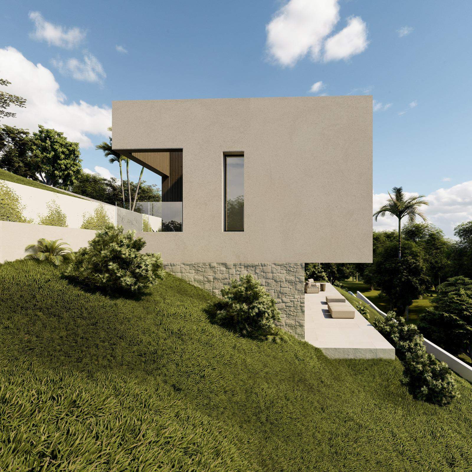 Parcela con proyecto de villa en Marquesa III (Dénia), orientación sur y vistas al Montgó
