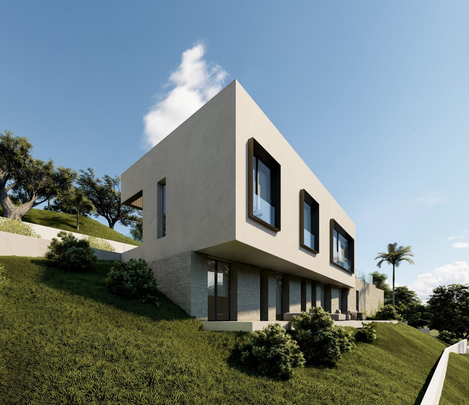 Parcela con proyecto de villa en Marquesa III (Dénia), orientación sur y vistas al Montgó