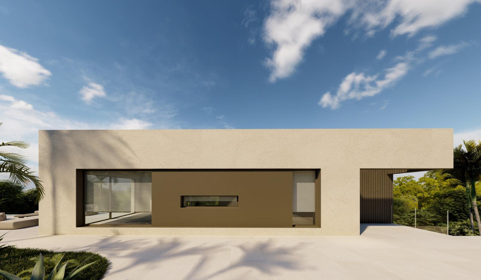 Parcela con proyecto de villa en Marquesa III (Dénia), orientación sur y vistas al Montgó