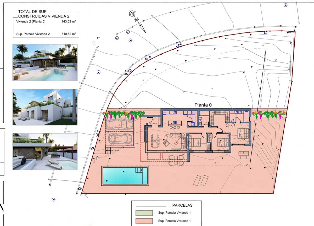 Parcela con proyecto en San Rafael, La Nucia